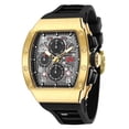 thumbnail image 4 of New Men's Sport Watch, Tonneau Case, Japan VD57 Quartz Chronograph, Silicone Band, 3ATM Waterproof, 4 of 7
