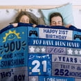 thumbnail image 6 of Birthday Gifts Blanket for 18 Year Old Boys,18 Year Old Boy Birthday Gift Blanket Happy Birthday Blanket 18th Birthday Decorations for Teen Boy Throw Blankets 50"X60", 6 of 6