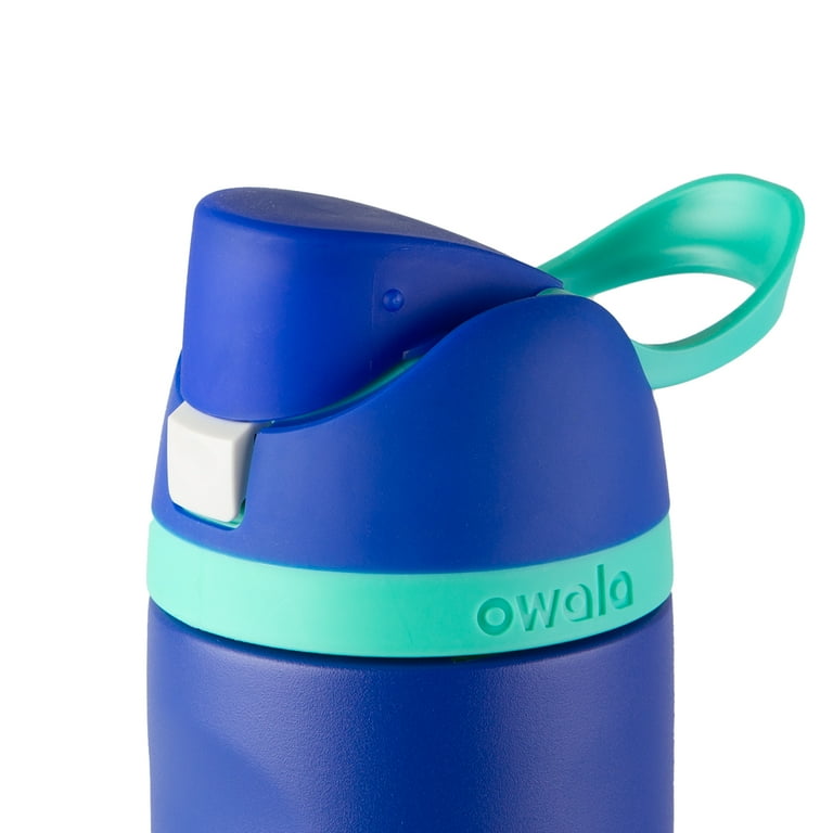 Owala FreeSip Sports Travel Water Bottle, 19 oz Blue Insulated