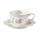 thumbnail image 1 of Juego de tazas y platillos para café, multiusos, con diseño único de flores, para beber té Platillo en forma de onda, 1 of 9