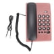 thumbnail image 1 of Teléfono fijo multifuncional con cable y manos libres, KXT504, para el hogar, con doble auricular magnético, para oficina, hotel (rosa), 1 of 15