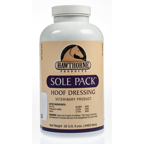 Sole Pack Medicated Liquid Hoof Dressing, 32 oz refill