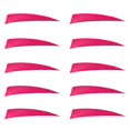 thumbnail image 1 of 10 Piezas s de Tiro Ala Izquierda Objetivo Fletchings de s de Tiro Forma de Escudo Izquierdista rosado Macarena Tiro al arco, 1 of 8
