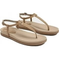 thumbnail image 3 of Sam Edelman Naomi Almond Slip On Open Toe Buckle Adjustable Ankle Straps Sandals (Almond, 6), 3 of 6
