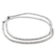 thumbnail image 3 of The Bead Chest Smooth Silver Heishi Beads 5mm White Metal Large Hole 16 Inch Strand, 3 of 3