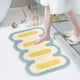 thumbnail image 4 of Alfombra suave para dormitorio, falsa cashmere, azul, 40x60cm, 4 of 7
