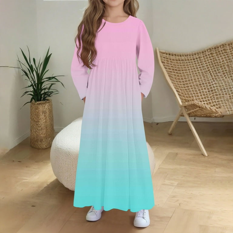 long sleeve girls holiday dresses Abel and Lula Red Long Sleeved Girls Holiday Dress