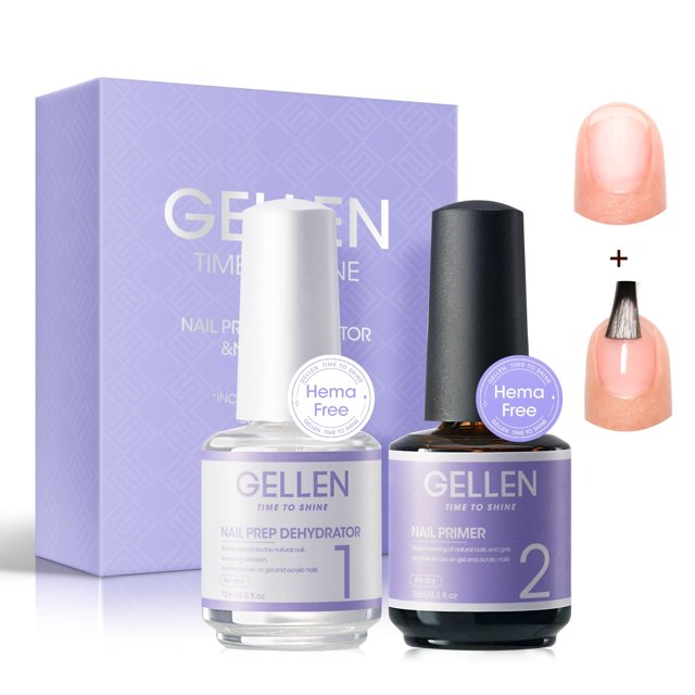 Deshidratador e imprimador de uñas Gellen, sin hemas ni ácidos, 30 ml