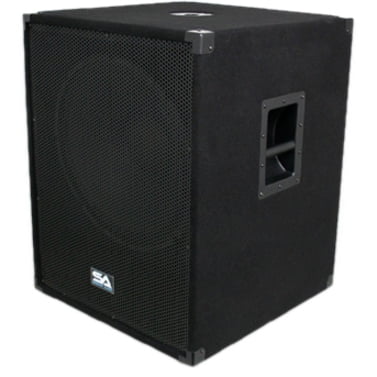 Pair of SEISMIC AUDIO 18" PA POWERED SUBWOOFER Active Speakers 500 Watts Each 