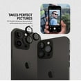 thumbnail image 2 of Pelican Aluminum Ring HD Lens Protectors for iPhone 14 Pro Max/14 Pro - Black, 2 of 5