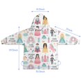thumbnail image 7 of Fantasy Princess Pattern Blanket Hoodies for Kids 6-13YR Oversize Wearable Blanket Hoodies for Boys Girls Teens, 7 of 7