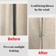 thumbnail image 4 of 5Pairs Curtain Magnets Closure with Tack Curtain Weights Magnets Button Curtain Magnetic Holdback Button to Prevent Light from Leaking & Curtains from Being Blown Around, 4 of 6