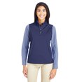 thumbnail image 1 of Ash City - Core 365 Ladies' Techno Lite Three-Layer Knit Tech-Shell Quarter-Zip Vest - CE709W, 1 of 4