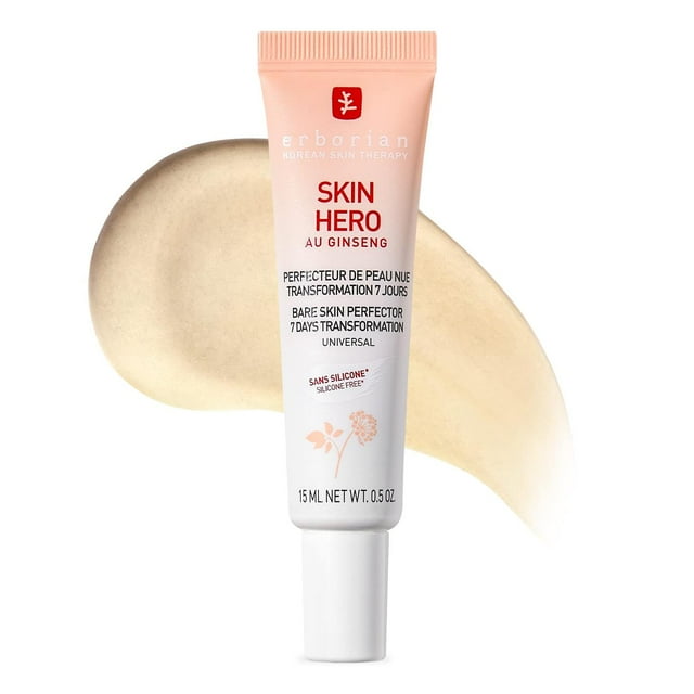 Cuidado Facial Erborian Ginseng Blanco con Ácido Hialurónico para Perfeccionar la Piel Desnuda