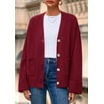 thumbnail image 3 of Suéter PRETTYGARDEN 2025 Oversized Burdeos XL, 3 of 8