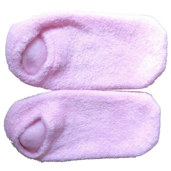 Gel Moisturizing Gloves Beauty Personal Care Spa Whitening Exfoliating Treatment Smooth Reusable Hand Mask Feet Care Silicone Glove (villus, for feet)