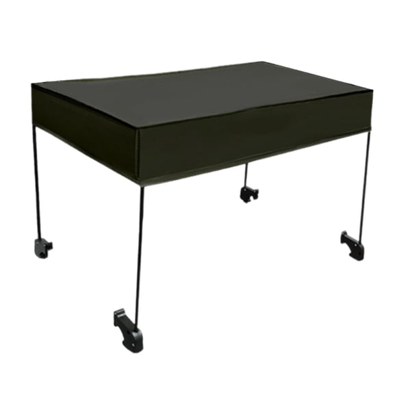 Langgg Removable Awning Canopy Attachment Lightweight Camping Cart Accessories Portable Trolley Cart Shade Cover Or Fishing. Black L