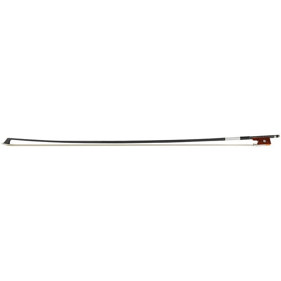 A. Breton AB-110BK Brazilwood Student Violin Bow, 4/4 Size, Black