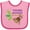 Pink and Fuchsia, variant on Inktastic Future Actuary Boys or Girls Baby Bib