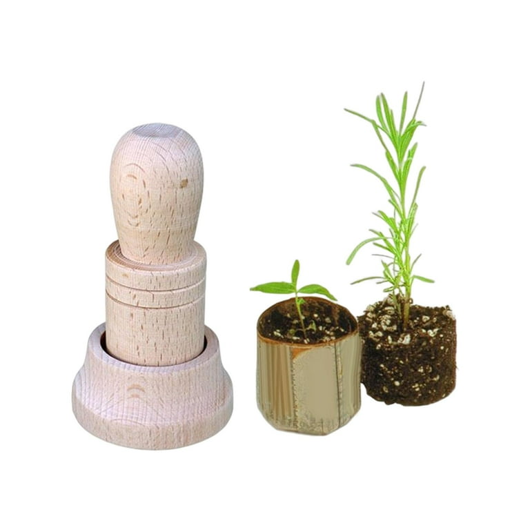 Nishiyuenyi Newspaper Plant Pot Maker Flower Pot Maker for Gardeners  Gardening Tool Wooden - Walmart.com
