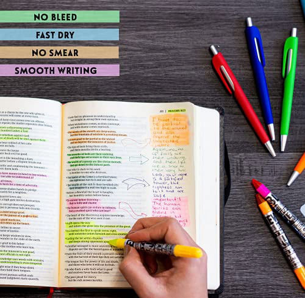 Bible Journaling with No Bleed-through Pens - Are They Ok? 