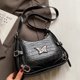 thumbnail image 4 of Crescent Bag Y2K Bolso Hombro para Mujer Piel Sintética Sólida Viajes Fiestas, 4 of 9
