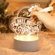 thumbnail image 2 of Luces de mesa Led creativas, regalos de Navidad, decoración navideña para decoraciones para fiesta de Navidad, luz nocturna, Navidad 2023, 2 of 4