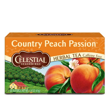 Celestial Seasonings, Country Peach Passion al Tea, Tea Bags, 20 Ct