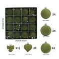 thumbnail image 3 of TanSiDing 32pcs Christmas Tree Ornaments, Christmas Ball Ornaments Set Shatterproof Christmas Tree Decorations for Xmas 6cm, 3 of 6
