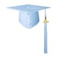 thumbnail image 1 of Gorro de graduación unisex mate con borla del año 2026, accesorio para adultos, ideal para la escuela secundaria, licenciatura y maestría., 1 of 8
