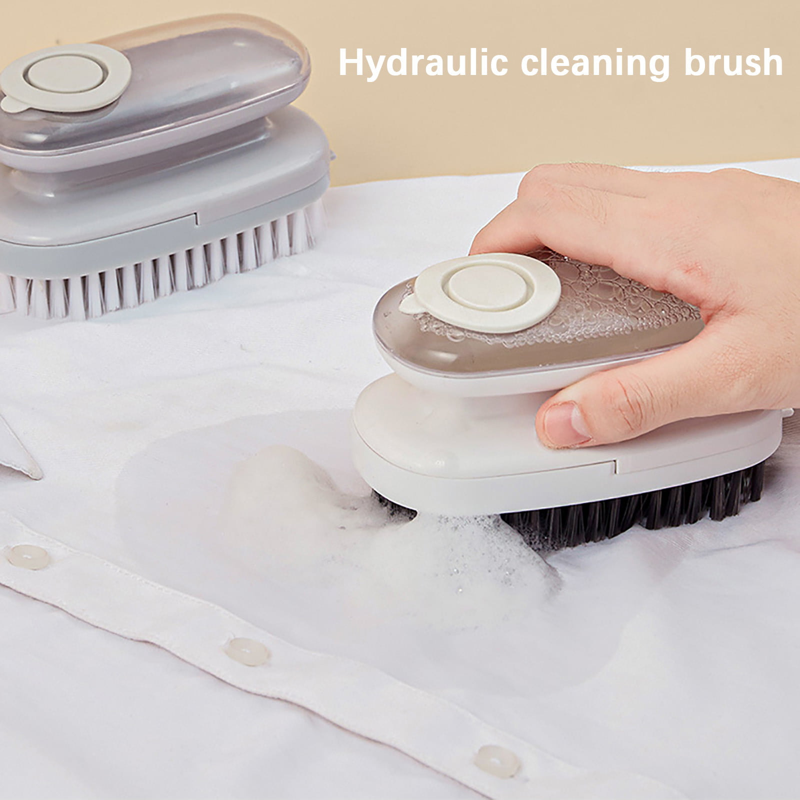 Oavqhlg3b Laundry Brush Shoe Brush Shoe Scrub Brush Household Cleaning Supplies,Soft Bristle Laundry Brush Stain Remover Brush Household Essentials