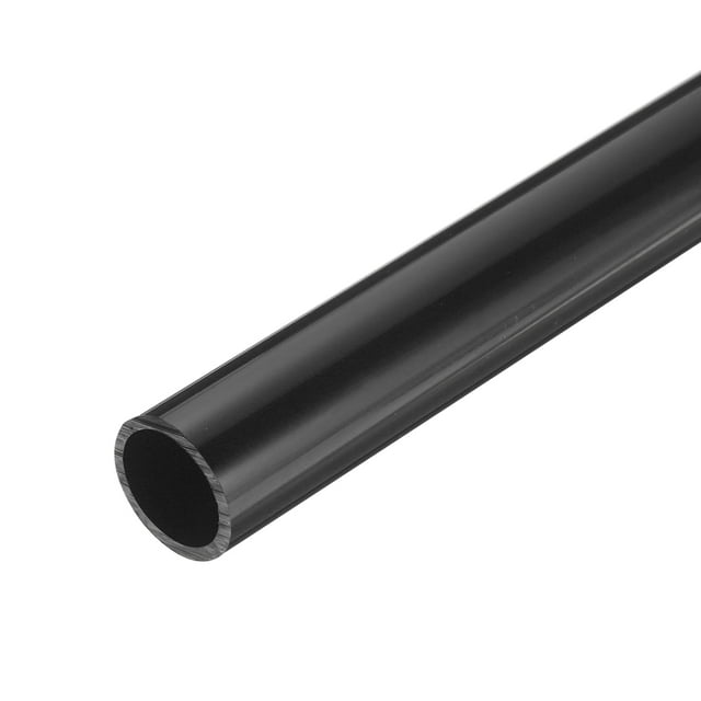 Uxcell 21mm ID 25mm OD 0.33m Black Rigid Round Pipe High Impact