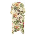 thumbnail image 2 of HELLHERO Polyester Bathing Suit Cover Up for Beach Loose Fashion Floral Hummingbird, 2 of 6