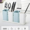 thumbnail image 4 of Flatware & Silverware Cutlery Holder Caddy Organizer for Countertop, Multifunctional Kitchen Utensil Holder - Space Saver Modern Kitchen Utensils Organizer, 4 of 4