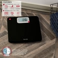 thumbnail image 2 of Digital Bath Scale with Antimicrobial Surface Protection Bathroom for Body Weight 400 lbs. Black, 2 of 4