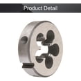 thumbnail image 4 of HUGFEGWE 1/2-20 Round Die, Machine Thread Right Hand Threading Die, Alloy Tool Steel 1pcs CJB91-23397, 4 of 6