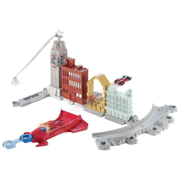 Hot Wheels Marvel Spidey's Web Swing Tra