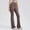Brown, variant on Kbndieu Black Yoga Pants Women Wide Leg Solid Color High Waist Workout Flare Leggings Work Dress Pants for Women Tummy Control