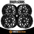 thumbnail image 3 of 20x12 Dropstars 652BM Satin Black & Milled Wheel 8x170 (-44mm), 3 of 5