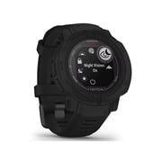 Garmin Instinct 2 Solar, Tactical-Edition, GPS Outdoor Watch, Solar Charging Capabilities, Multi-GNSS Support, Trackback Routing, Black