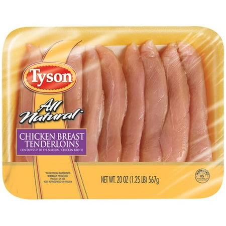 Tyson Fresh Chicken Breast Tenderloins, 1.0-1.6 lbs ...