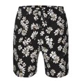 thumbnail image 3 of Balery Daisies Flowers Traje de Baño Estilo Hawaiano para Hombre, Shorts de Secado Rápido con Bolsillos-Small, 3 of 6