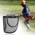 thumbnail image 3 of Full With Sweatband Screen Visor  Mesh Visor Helmet  Mesh Face   For Trimming Garden Farming Logging Forestry, 3 of 8