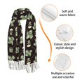 thumbnail image 3 of Shawl Wraps for Women - Skulls Gold Chains Dollar Oversized Fall Winter Fashion Blanket Scarf for Women, 3 of 6