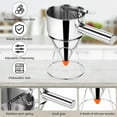 thumbnail image 4 of Auckpure Commercial-Grade Stainless Steel Pancake Batter Dispenser - Heavy Duty, 5 Multi-Caliber Nozzles, for Pancakes, Waffles, Cupcakes, Donuts, Takoyaki (40 oz), 4 of 6