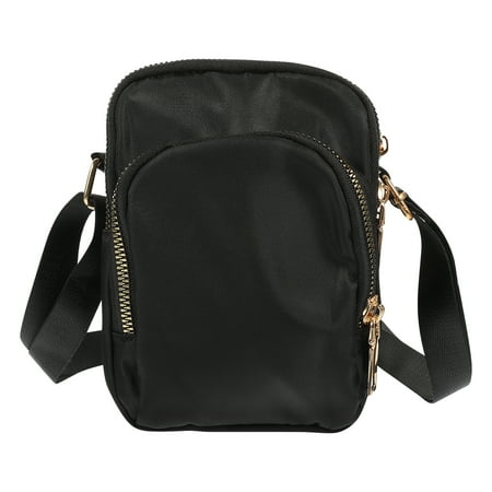 Mobile Phone Bag Shoulder Puffer for Women Little Bags Crossbody Sling Jean Purse Storage Small Mini Metal Miss