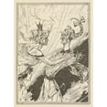 thumbnail image 2 of John Rea Neill 11x14 Black Ornate Wood Framed Double Matted Museum Art Print Titled: The Sea Fairies Pl 28 (1911), 2 of 5