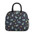 thumbnail image 2 of Womens Dark Blue Dinosaurs Space Pattern Lunch Box for Work,Insulated Lunch Bag for Women,Loncheras Para Mujer,Leakproof Adult Lunch Bag for Work,Beach,Travel,Picnic,Camping, 2 of 7