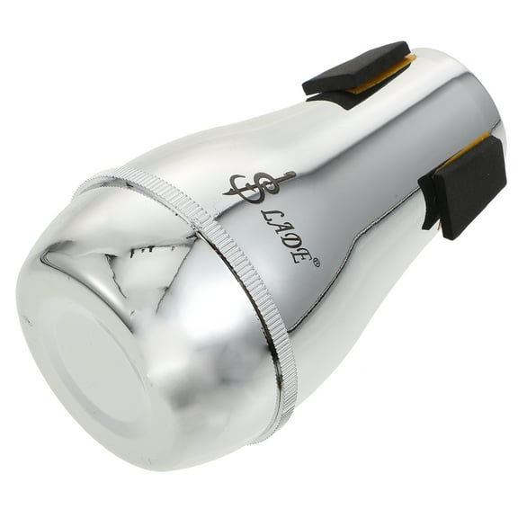 Flugelhorn Mute Trombone Mute Trombone Sound Muffler 13.2X8X8CM Silver