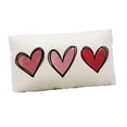 thumbnail image 4 of Funda de almohada para el día de San Valentín, funda de almohada para el día de San Valentín, funda de cojín con forma de corazón para fiesta y sala Blanco Macarena Funda de almohada, 4 of 8